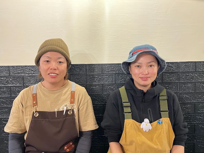 ラゴルト 料理長の利光優子さん（左）とオーナーの木村香葉子さん（右）